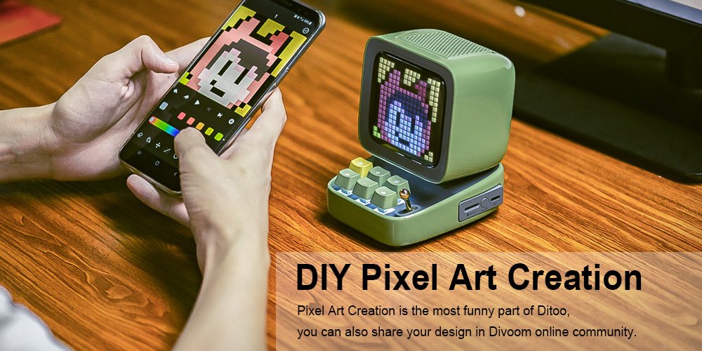 Divoom Ditoo-Plus Retro Speaker Divoom Ditoo-Plus Retro Speaker