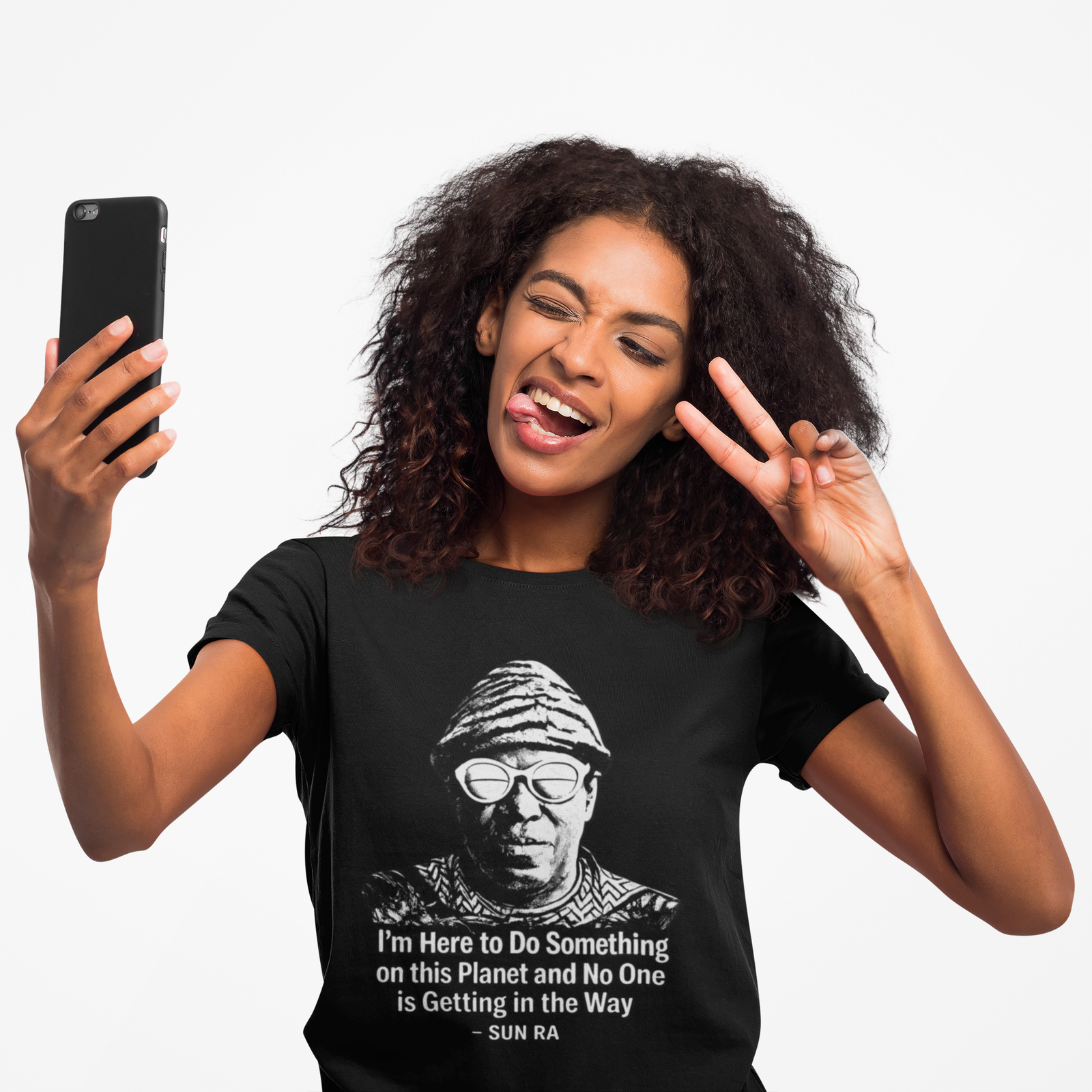 20260405041622-1f130a63-4734-6ed6-b840-82088b27a6d5 Sun Ra Space Jazz Lyric Tee - Image 1