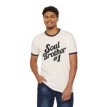 Soul Brother #1 Ringer T-Shirt - Image 3